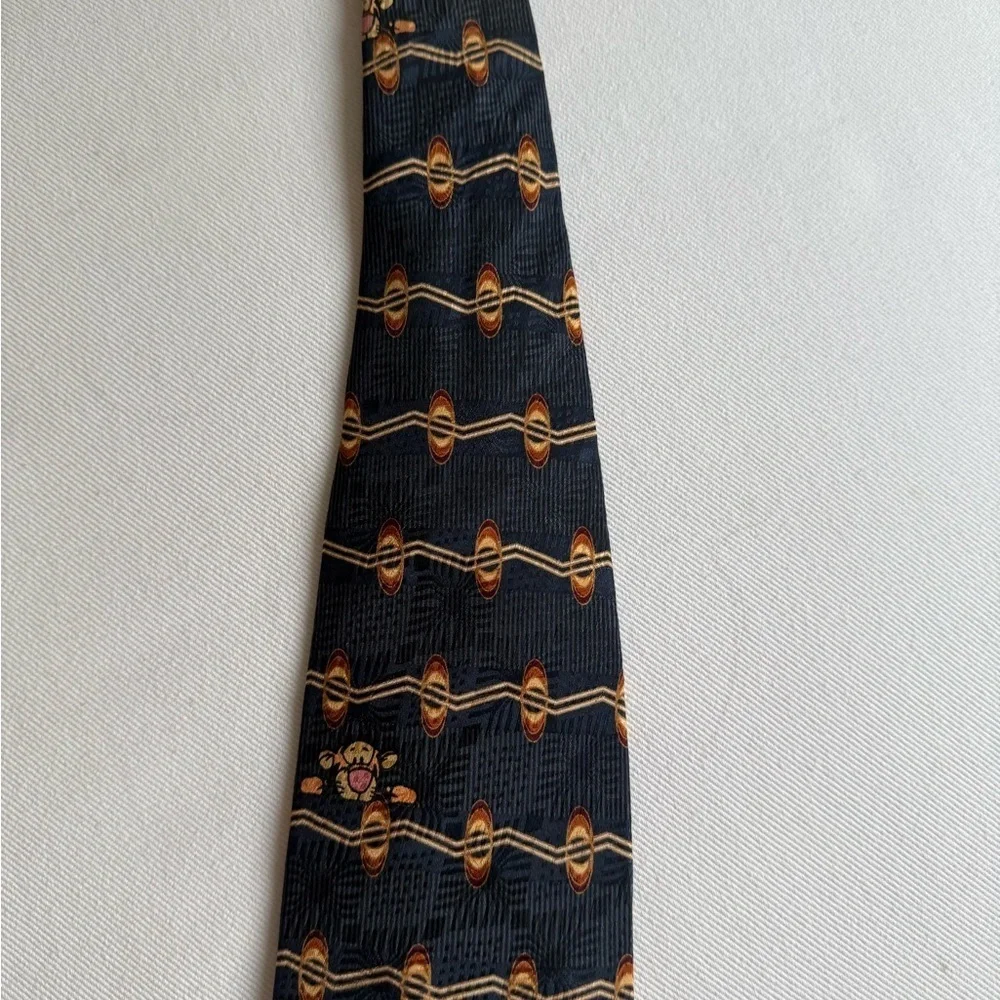 Disney Black and Gold Tigger Vintage Tie
